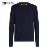 Tommy Hilfiger Cashmere Navy V-Neck Knit Navy