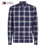 Tommy Hilfiger Poplin Red & Blue Check Blue