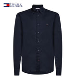 Tommy Hilfiger Poplin Flex Navy Shirt Navy