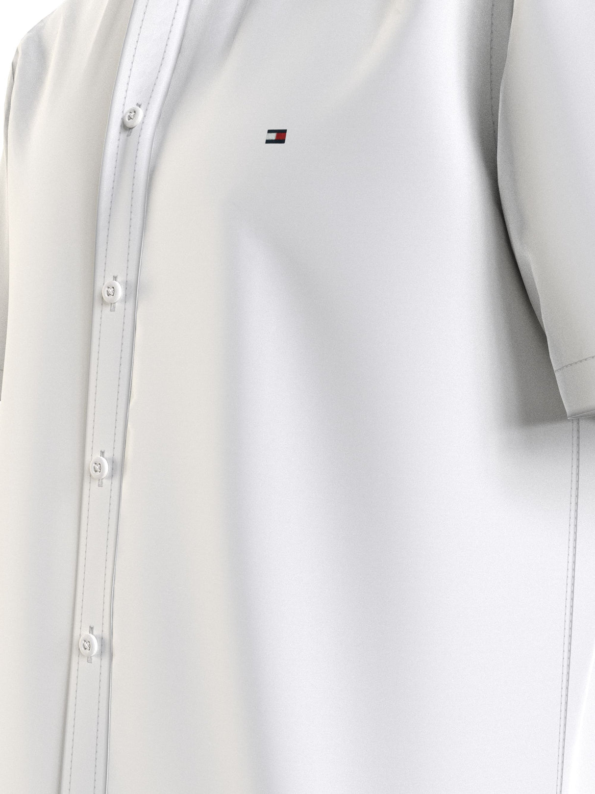 Tommy Hilfiger Poplin Short Sleeve White White