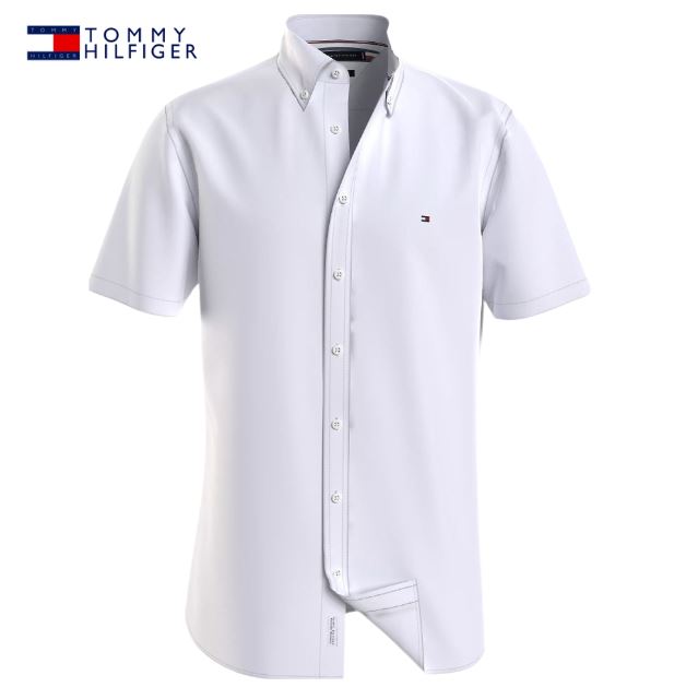 Tommy Hilfiger Poplin White Shirt White