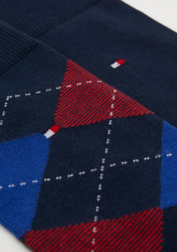 Tommy Hilfiger 2-Pack Red & Blue Sock Red