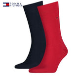 Tommy Hilfiger 2-Pack Red & Navy Socks Red