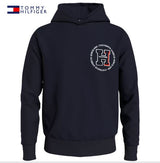 Tommy Hilfiger Round Logo Navy Hoodie Navy