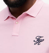 Tommy Hilfiger Script Logo Pink Polo Pink