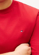 Tommy Hilfiger Seasonal Solid Red Tee Red