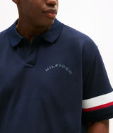 Tommy Hilfiger Sleeve Tape Navy Polo Navy
