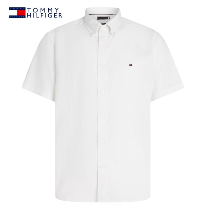 Tommy Hilfiger Poplin Solid Optic Shirt White