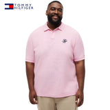 Tommy Hilfiger Script Logo Pink Polo Pink