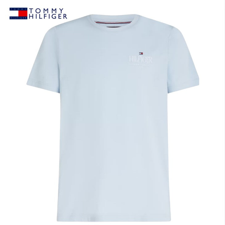 Tommy Hilfiger Stack Breezy Blue T-Shirt Blue