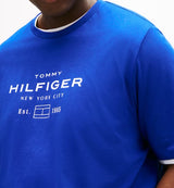 Tommy Hilfiger Stack Graphic Blue Tee Blue