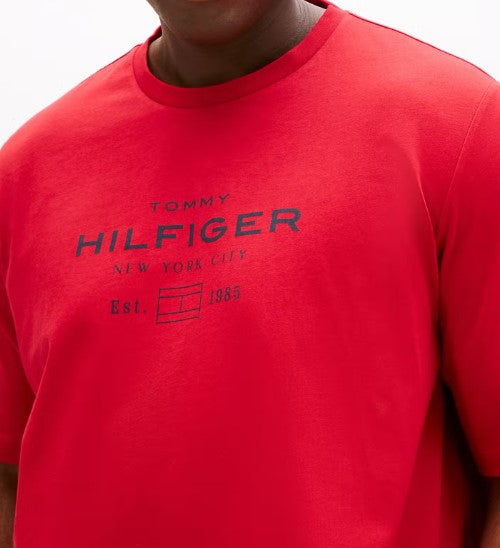 Tommy Hilfiger Stack Graphic Red T-Shirt Red