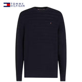 Tommy Hilfiger Textured Stripe Sweater Navy