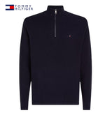 Tommy Hilfiger Structure Quarter Zip Navy