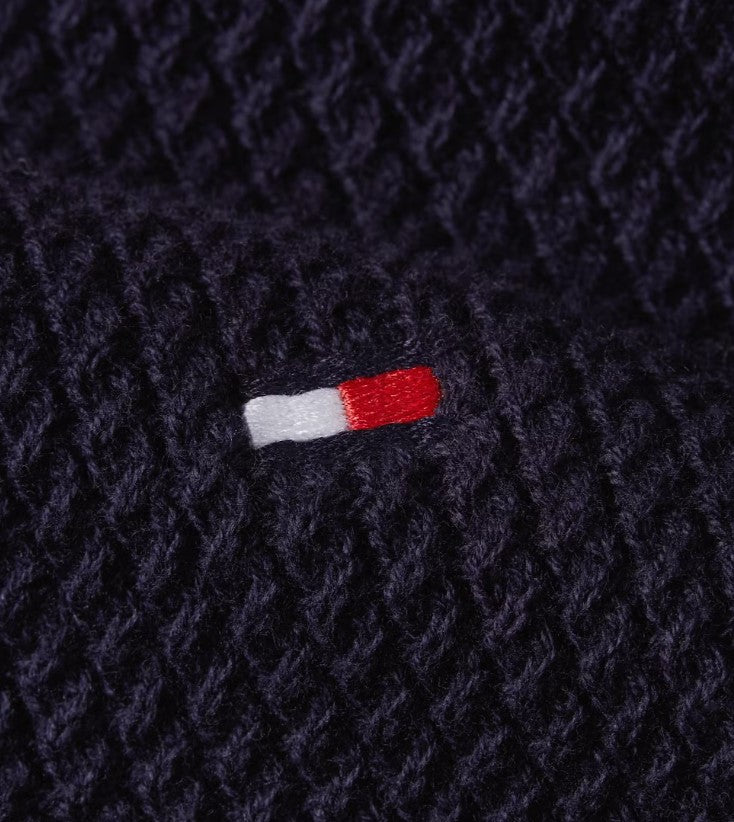 Tommy Hilfiger Structure Quarter Zip Navy