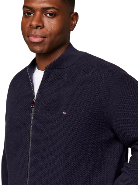 Tommy Hilfiger Structured Navy Full Zip Navy
