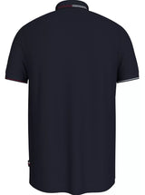 Tommy Hilfiger Placket Zip Navy Polo Navy