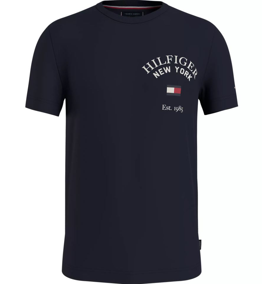 Tommy Hilfiger Varsity Arch Navy Tee Navy