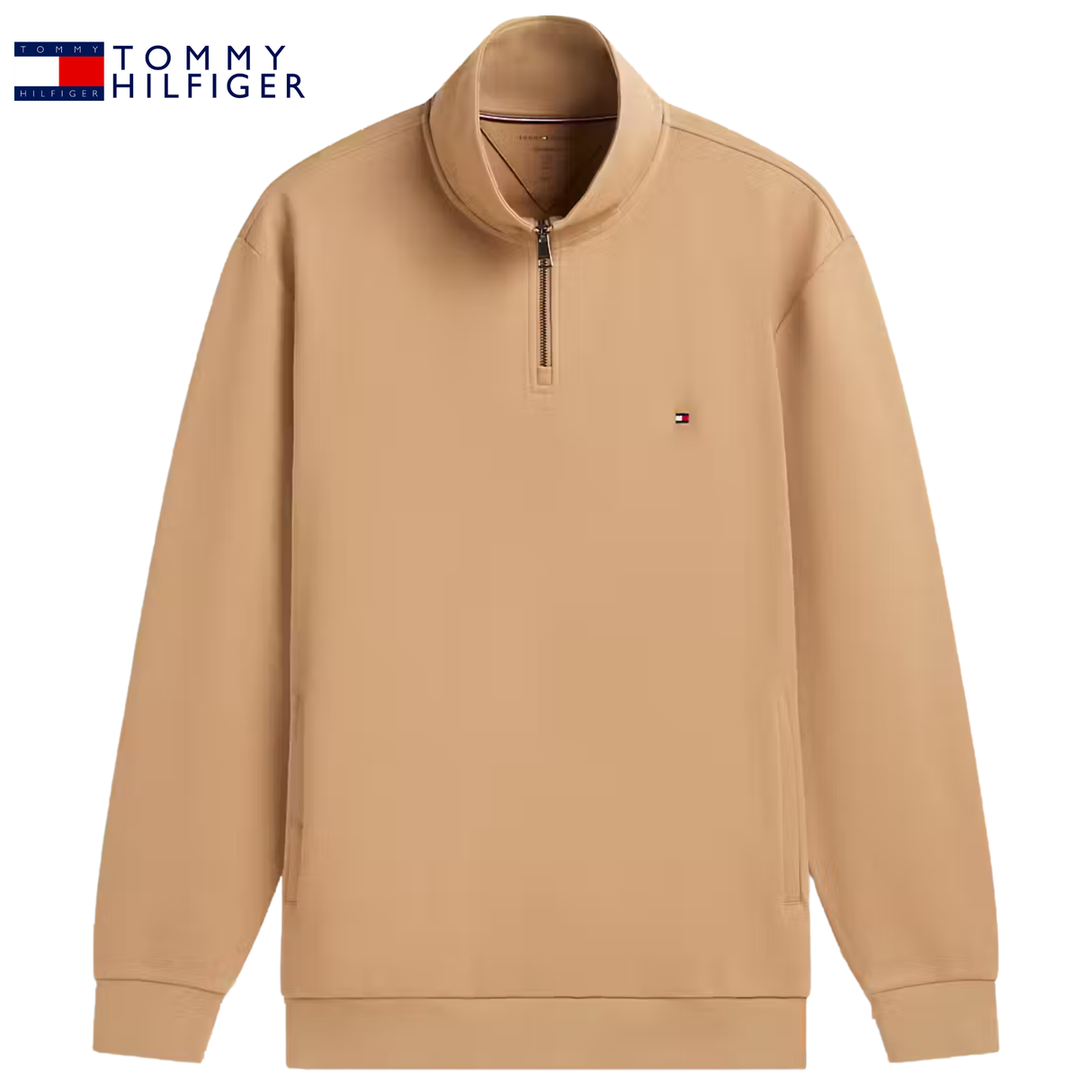 Tommy Hilfiger Interchange Zip Sweater Beige