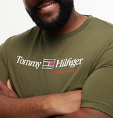 Tommy Hilfiger Love Graphic Logo Tee Green
