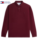 Tommy Hilfiger 1985 Long Sleeve Polo Wine