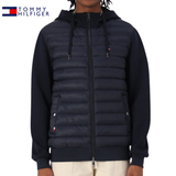 Tommy Hilfiger Mix Media Hooded Jacket Navy