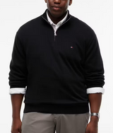 Tommy Hilfiger 1/4 Zip Cashmere Knit Black