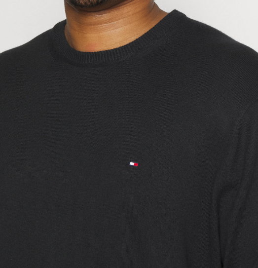 Tommy Hilfiger Cashmere Black Crew Neck Black
