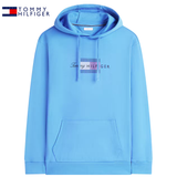 Tommy Hilfiger Script Flag Blue Hoodie Blue