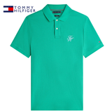 Tommy Hilfiger Script Logo Jade Polo Green