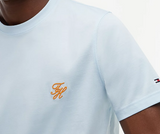 Tommy Hilfiger Script Logo Blue T-Shirt Blue