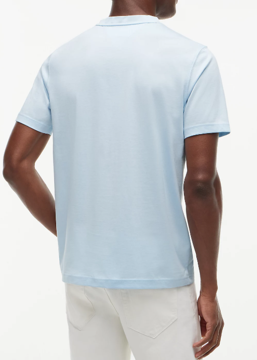 Tommy Hilfiger Script Logo Blue T-Shirt Blue