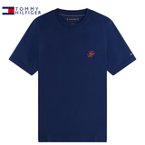 Tommy Hilfiger Script Logo Navy T-Shirt Navy