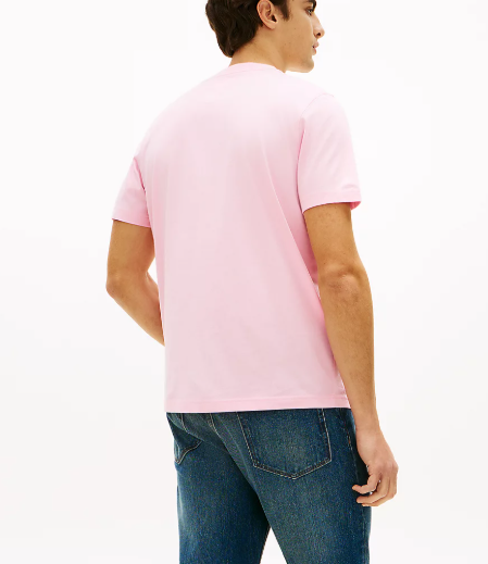Tommy Hilfiger Script Logo Pink T-Shirt Pink