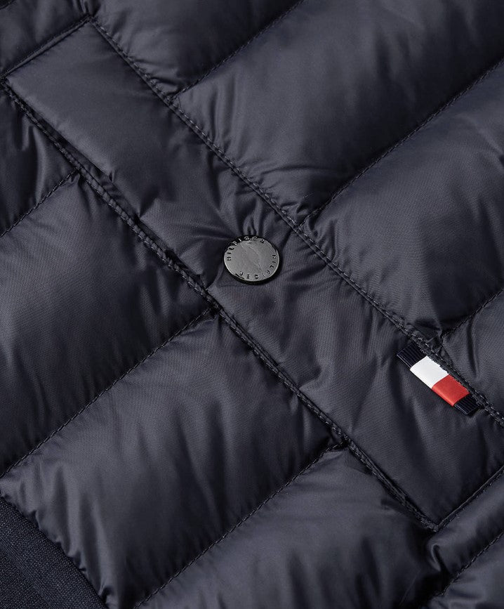Tommy Hilfiger Mix Media Stand Collar Navy