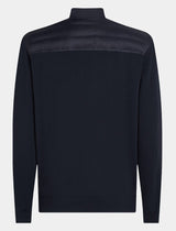 Tommy Hilfiger Mix Media Stand Collar Navy