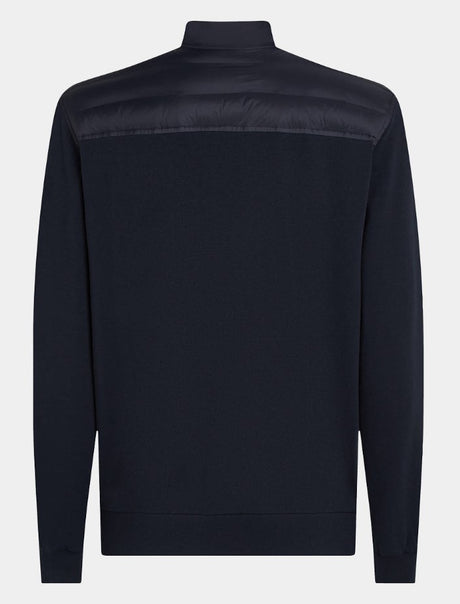 Tommy Hilfiger Mix Media Stand Collar Navy