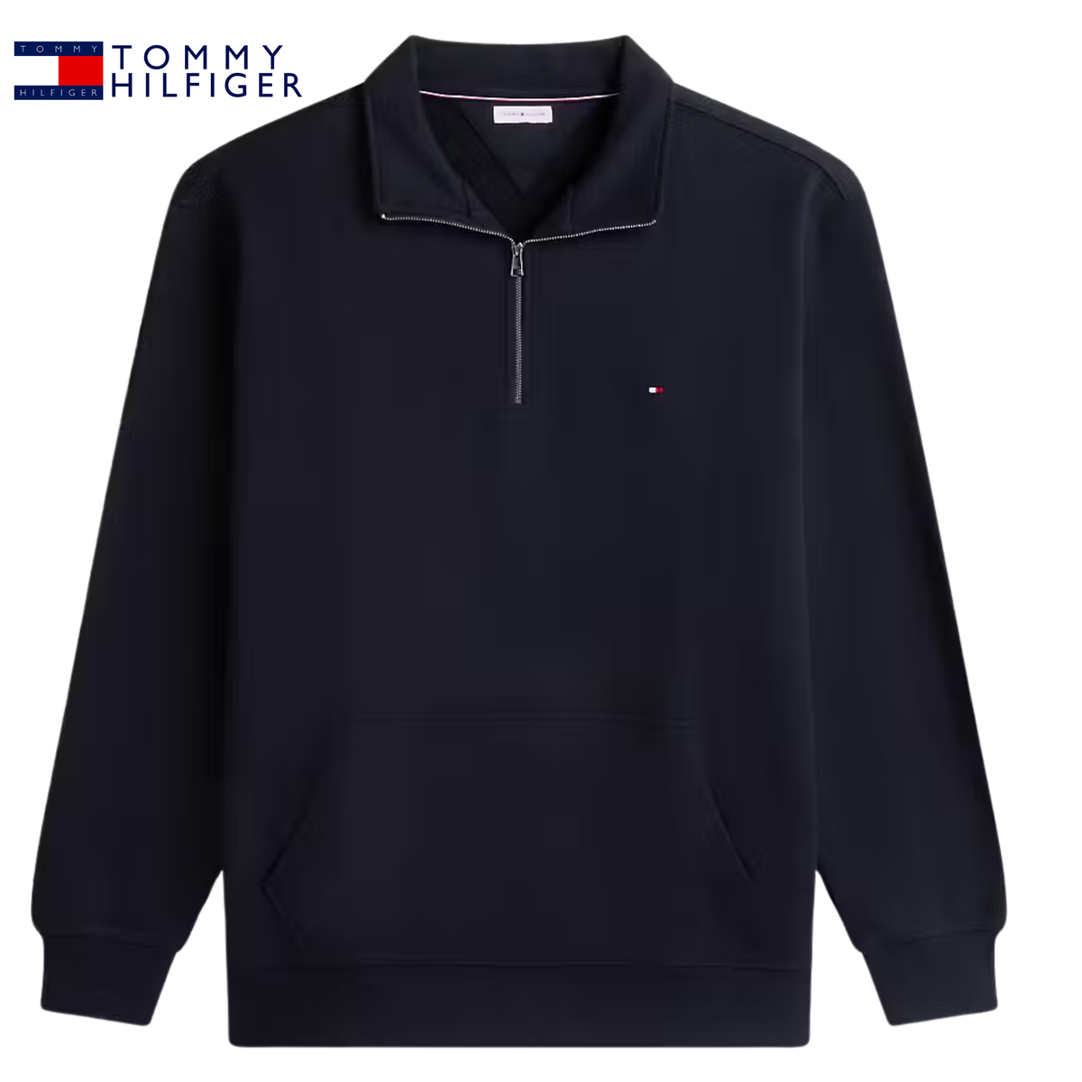 Tommy Hilfiger Terry 1/4 Navy Sweater Navy