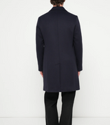 Tommy Hilfiger Wool Mix Button Coat Navy