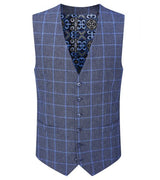 Skopes Trevor X-Long Blue Waistcoat Blue