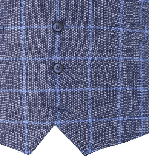 Skopes Trevor X-Long Blue Waistcoat Blue