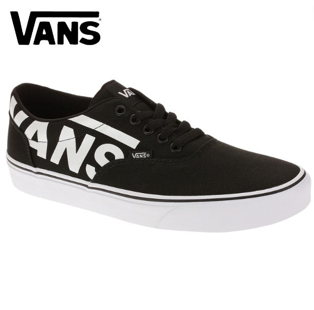Vans Doheny Black & White Logo Shoe Black