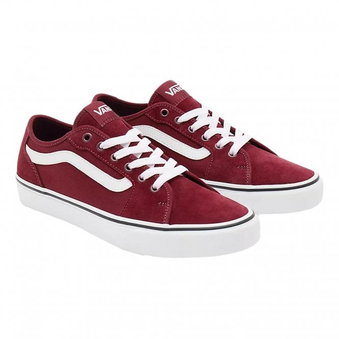 Vans Filmore Red White Wine