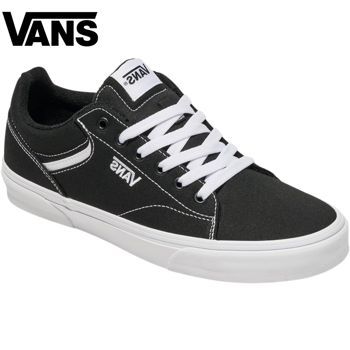 Vans Seldan B&W Canvas Shoes Black