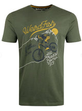 Weird Fish All Trails Green Logo T-Shirt Green