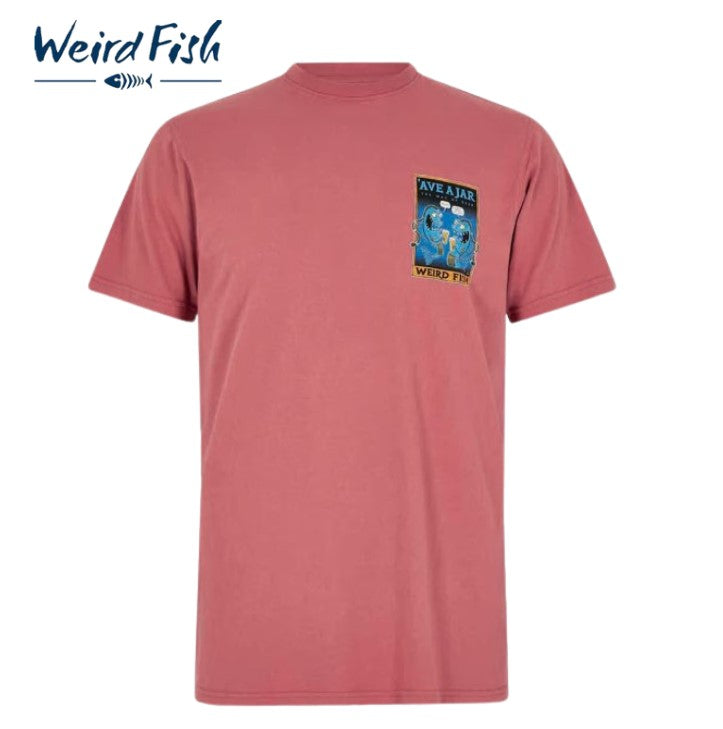 Weird Fish Ave A Jar Tee Pink