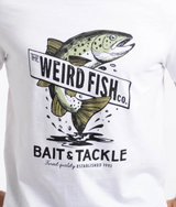 Weird Fish Bait And Tackle Cotton Tee White