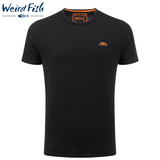 Weird Fish Fished Branded Black T-Shirt Black