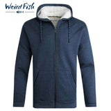 Weird Fish Camborne Blue Hoodie Navy