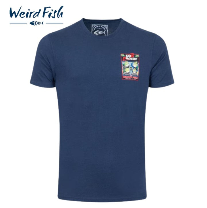 Weird Fish Cod Dwarf Artist Logo Tee Navy
